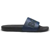 BOSS pour homme. 50536835 Tongs Aryeh Slid marine (42), Plat, Aucun, Casuel, Beachwear