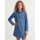 JJXX Robe 'JXAMARA SILLE' bleu denim