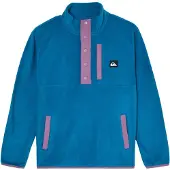 Quiksilver No Destination Half Zip Fleece Bleu 14 Years Garçon