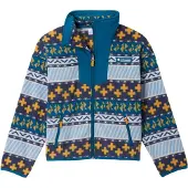 Columbia Sequoia Grove Printed Full Zip Fleece Bleu 10-11 Years Garçon