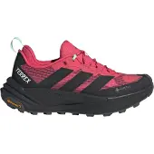 Adidas - Chaussures de randonnée en GORE-TEX - Terrex Free Hiker 3 Low GTX W Pure Turbo pour Femme - Taille 4 UK - Rose