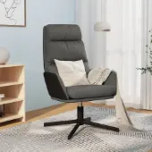 Prolenta Maison Exclusive - Fauteuil relax tissu gris foncé