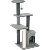SUGIFT Tour d'escalade pour chats, poteaux griffoirs en sisal