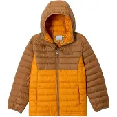 Columbia Powder Lite Ii Jacket Jaune,Marron 4-5 Years Garçon