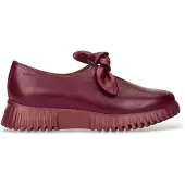 Wonders pour femme. A-4421 Mocassins en Cuir Velvet bordeaux (41), Plat, Aucun, Casuel, Grenat