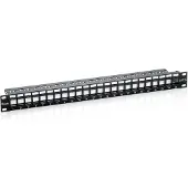 Equip Cat 6 Empty Patch Panel 48 Ports Noir One Size / EU Plug 220V