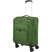 Travelite Valise à roulettes CUBIS 4w S, couleur verte