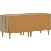vidaXL Meuble TV en bois imitation chêne artisanal