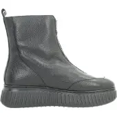Wonders pour femme. A-5202_5078_5792 Bottines en Cuir Xfly 02 Noir (39), Plat, Fermeture éclair, Casuel