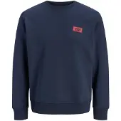 Jack & Jones Sweat-shirt 'JJRUSH' bleu marine