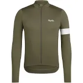 Rapha Core Thermal Long Sleeve Jersey Vert XS Homme
