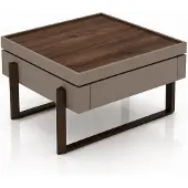AEA Ensemble de bureau moderne : bureau, table basse beige, design luxueux
