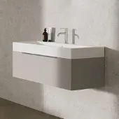 Kludi ICOS : Meuble-lavabo avec meuble de rangement, 101 cm