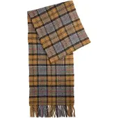Barbour Foulard Tartan Lambswool Clair Marron Beige