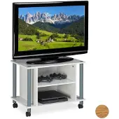 B2X Table TV à roulettes et 2 compartiments