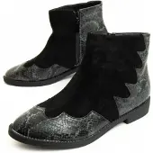 Montevita (Noir, 39) Botin Casual Para Mujer. Bottivita8 93905