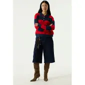 Garcia femme Short, 34, Bleu