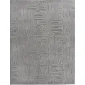 Tapis.fr Tapis moderne Tokko gris 200x280 cm