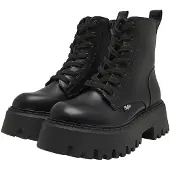 Buffalo Dames Élégant Bottine Aspen Lace UP Mid PD00018471 noir