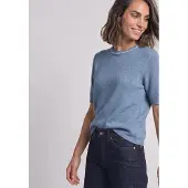 Street One Pull-over bleu chiné