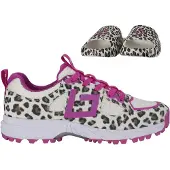 Brabo SHOE TRIBUTE JR - Chaussures de hockey, motif léopard, rose, taille 38