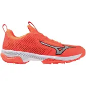 Mizuno Chaussures de hockey sur gazon Wave Panthera 2, couleur orange, pointure européenne 44 1/2, couleur orange, pointure européenne 44 1/2