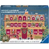 Sonstige Verlage Calendrier de l'Avent sous forme de puzzle « Christmas at Home »