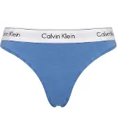 Calvin Klein Underwear String bleu foncé / noir / blanc