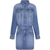 Calvin Klein Jeans Robe-chemise bleu denim
