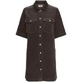 JDY Robe-chemise 'JDYSHIRAZ' chocolat