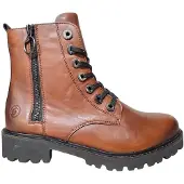 Remonte : Bottines à lacets marron pour femmes, style décontracté