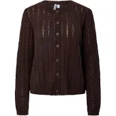 Pieces Cardigan 'PCAda' chocolat