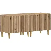 vidaXL Meuble TV en bois imitation chêne artisanal