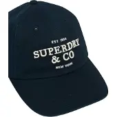 Superdry Femme Casquette Baseball Company Logo Classique Navy Taille: 1Taille