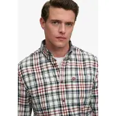 Superdry Cotton Lumberjack Long Sleeve Shirt Blanc 3XL Homme