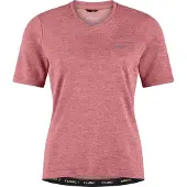 Cube Gravel Short Sleeve Jersey Rose S Femme