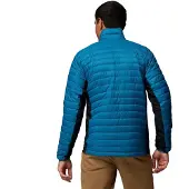 Columbia Powder Pass Hybrid Jacket Bleu L Homme