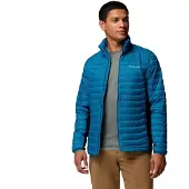 Columbia Powder Pass Hybrid Jacket Bleu S Homme