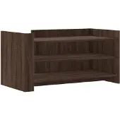 vidaXL Table basse marron imitation chêne 100x50x50 cm Bois composite