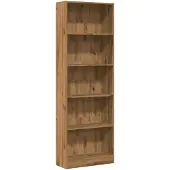 vidaXL Bibliothèque Chêne Artisian 60x24x176 cm Bois d'ingénierie