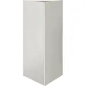 vidaXL Jardinière triangulaire 40x34,5x70 cm acier inoxydable