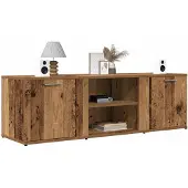 vidaXL Armoire TV aspect bois ancien 120x34x37 cm Bois composite