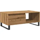 vidaXL Table basse Artisan-Chêne 90x50x36,5 cm Bois composite