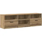 vidaXL Armoire TV Artisan-Chêne 150x33,5x45 cm Bois composite