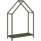 vidaXL Étagère à bois de chauffage vert olive 60x25x90 cm Acier laminé à froid
