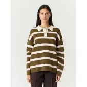 Y.A.S Pull-over 'YASISABELL' crème / olive