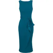 Anna field Robe fourreau bleu cyan