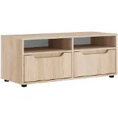 vidaXL Armoire TV VISNES Chêne Sonoma 100x40x38 cm Bois composite