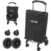 Vevor Chariot de Courses Pliable à 4 Roues
