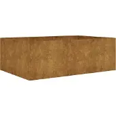Syfax Lit surélevé 120x80x40 cm acier corten